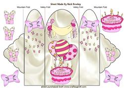 Cakes Balloons & Bows, Tri Fold