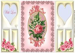 Vintage Roses with Love, Gatefold