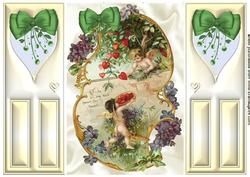 Little Cherubs in a Garden of Flowers, Gatefold