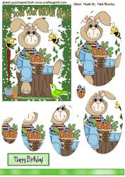Bunny in the Garden, Oval Pyramids