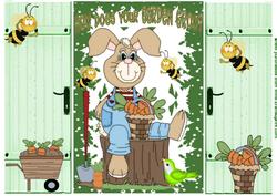 Bunny in the Garden , Gatefold