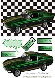 Green Sports Car