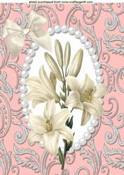 White Lily A4 Topper