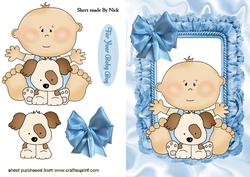 For Your Baby Boy with Puppy