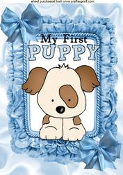 My First Puppy, A4 Topper