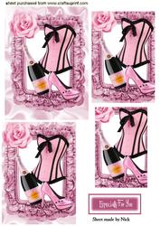 Gorgeous Pink Basque, Pink Champagne, Pyramids