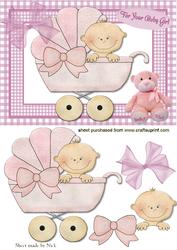 Baby Pink, in a Pram
