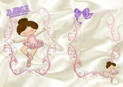 Little Ballerina in Pink, A5 Insert