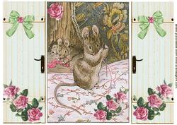 Little Field Mouse with Her Family, Gatefold