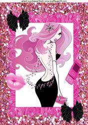 Sparkle & Glittz Disco Diva, A4 Topper