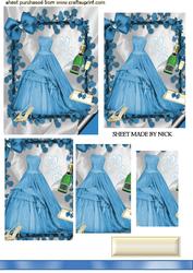 Turquiose Blue Ballgown, Pyramids