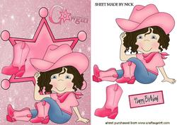 Yee-ha! Ride Em! Cowgirl