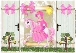 My Pink Pony with Princess in Pink, Gatefold