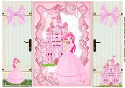 Pretty Princess with Pink Castle, Gatefold
