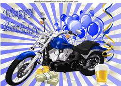 Bike, Money Beer, Way to Go, Birthday A4