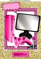 It's Girls Stuff Pink Lippy/tv Accessories A4