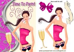 Party Girl with Bubbly