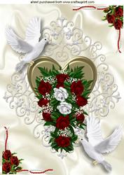 Red Roses & White Doves, A4