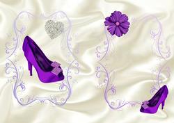 Purple Diamond Shoes, A5 Insert