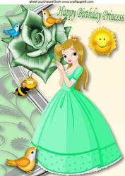 I Can See a Little Bluebird! Princess A4