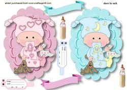 Sweet Little Boy/girl Baby Toppers