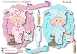 Sweet Baby Blue, Sweet Baby Pink Toppers