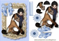 My Pet Horse in Frill Frame