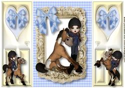 My Pet Horse in a Frill Frame, Gatefold