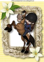 My Best Friend in Frilly Frame, A4