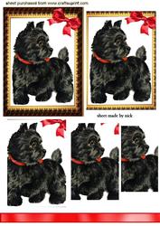 Scottie Dog with Red Bow, Pyramids