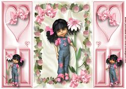 Sweet Kiki in Rose Frame Gatefold