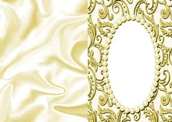 Gold and Pearl A5 Elegant Insert