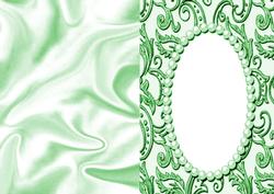 Elegant Vintage Green in Pearl A5 Insert