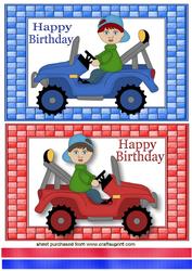 Boys in Blue & Red Trucks, Toppers