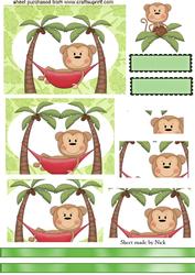 Lazy Monkey in a Hammock, Pyramids