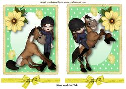 I Love My Pet Horse, Toppers
