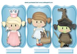 Dorothy with Toto, the Wicked Witch, and the Faerie, Toppers