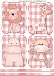 Cute Jungle Animal Toppers