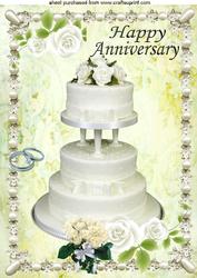 Celebration Anniversary A4 in Pearl Frame