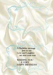 Pretty Birthday Verse A5 Insert Portrait