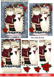 Santa with a Snowman, Pyramids