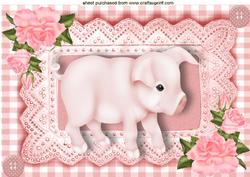 Little Pink Pig A4
