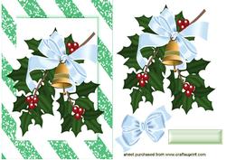 Green Holly and Bells