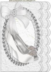 White Diamond Shoes, Diamond Frame A4