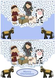 Nativity Scene with Animals