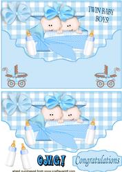 Double Trouble Twin Baby Boys
