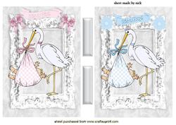 Special Delivery, Baby Boy & Baby Girl, Toppers