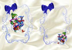 Snowman Family A5 Insert