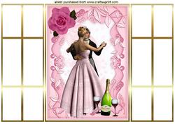 Dance with Me , Anniversary Couple French Gatefold