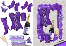 I Love to Party with Purple, Champagne